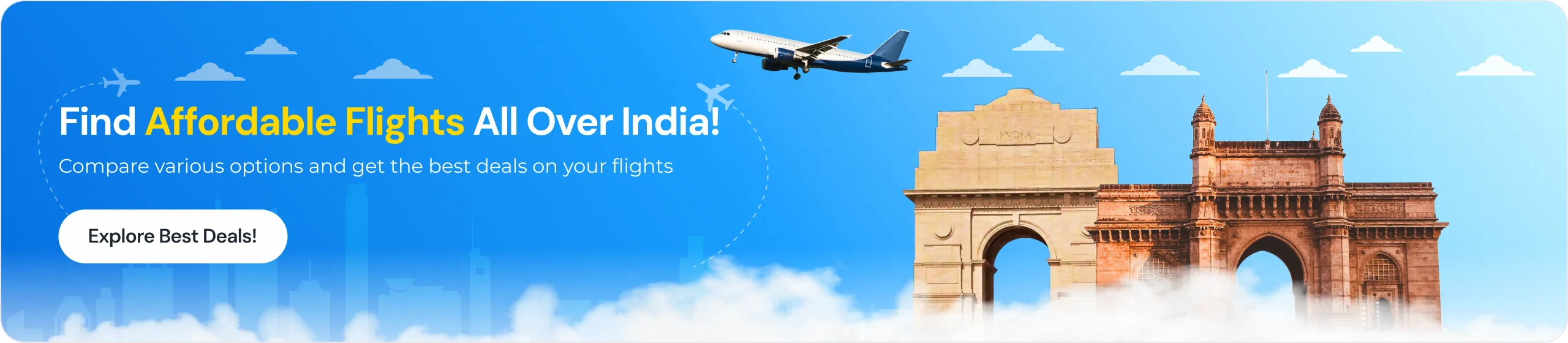 Air Fare From Mumbai to Delhi
