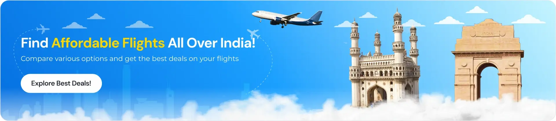 Hyderabad to Delhi Air Fare